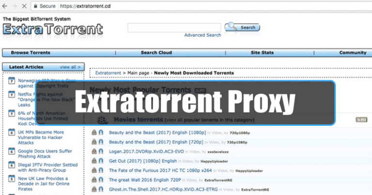 Top 40 Best ExtraTorrent Alternatives In 2022